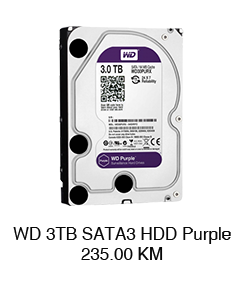 WD 3TB SATA3 HDD Purple
